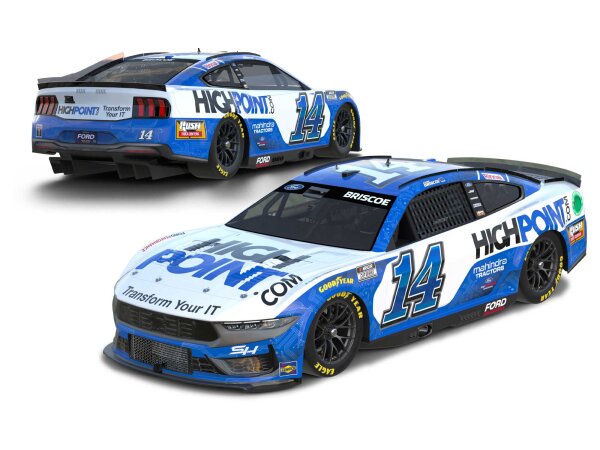 Chase Briscoe #14 NASCAR 2024 SHR Ford Highpoint.com 1:24 Autographed