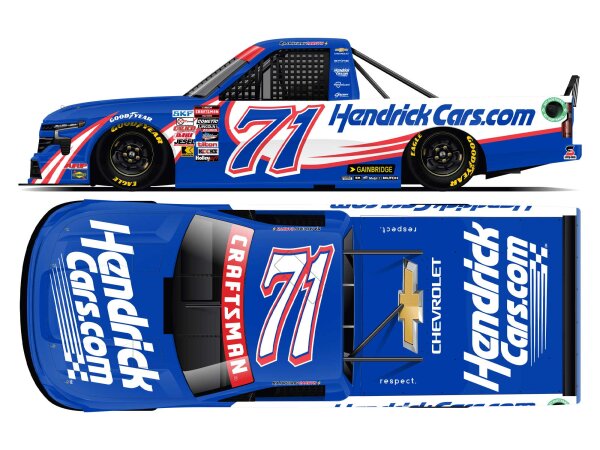 Rajah Caruth #71 NASCAR 2024 SMS Hendrickcars.com 1:24
