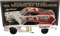 Cale Yarborough #21 NASCAR 1968 Mercury Cyclone 60 Minute Cleaners University of Racing 1:24