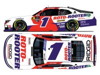 Sam Mayer #1 NASCAR 2024 Chevrolet JRMS Roto-Rooter 1:64