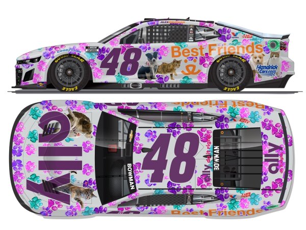 Alex Bowman #48 NASCAR 2024 HM Chevrolet Ally Best Friends 1:24