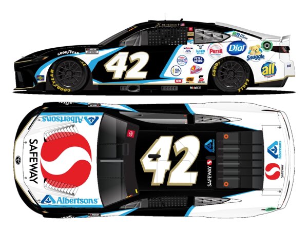 John Hunter Nemechek #42 NASCAR 2024 LRM Toyota Albertsons Safeway 1:24