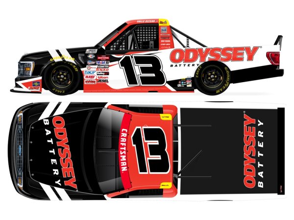 Hailie Deegan #13 NASCAR 2023 TSR Ford Odyssey Battery 1:24