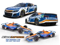 Kyle Larson HM NASCAR / INDYCAR 2024 HendrickCars.com 1100 Car set 1:24