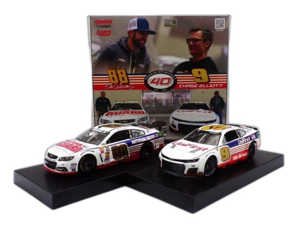 Chase Elliott Dale Earnhardt Jr. NASCAR 2024 HM Chevrolet Throwback 1:24 Standard