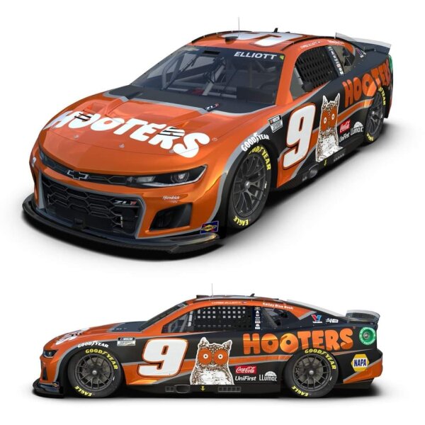 Chase Elliott #9 NASCAR 2024 HM Chevrolet Hooters 1:24