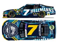 Justin Allgaier #7 NASCAR 2024 JRM Chevrolet Hellmanns...