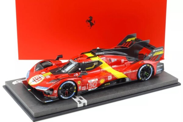 Ferrari 499 P #50 Team AF Corse WEC 6h 1000 Miles of Sebring 3rd Place 2023 1:18