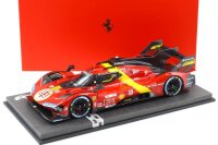 Ferrari 499 P #51 AF Corse WEC 6h 1000 Miles of Sebring 3rd Place 2023 1:18