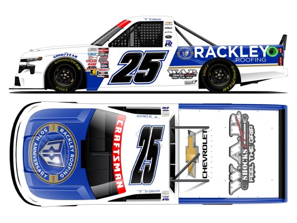 Ty Dillon #25 NASCAR 2024 Rackley Roofing 50th Anniversary 1:24