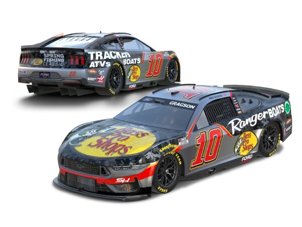 Noah Gragson #10 NASCAR 2024 SHR Ford Bass Pro Shops - Ranger Boats - Tracker Boats & ATVS 1:24 Standard