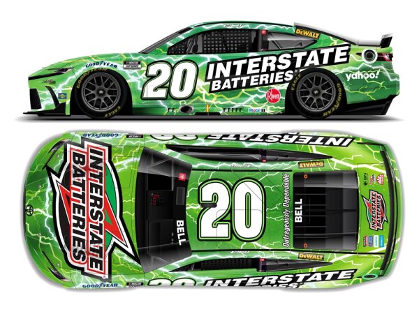 Christopher Bell #20 NASCAR 2024 JGR Toyota Interstate Batteries 1:64