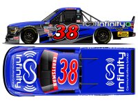 Layne Riggs #38 NASCAR 2024 Infinity Communications Group...