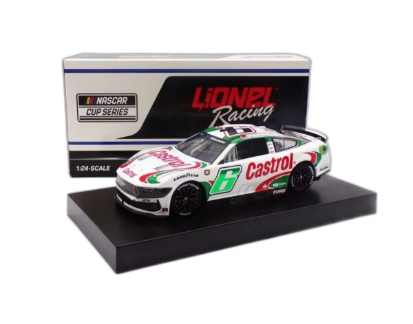 Brad Keselowski #6 NASCAR 2024 RFKR Ford Castrol Throwback 1:24 Standard