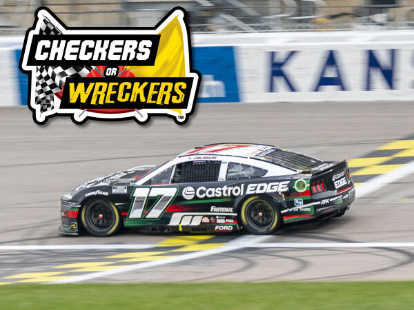Chris Buescher #17 NASCAR 2024 RFKR Ford Castrol Edge Kansas Checkers or Wreckers 1:64