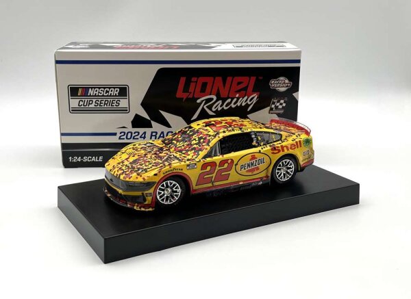 Joey Logano #22 NASCAR 2024 TP Ford Shell-Pennzoil North Wilkesboro Race Win 1:24 Standard