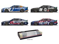Hendrick Motorsports NASCAR 2024 Chevrolet Salutes 4 Pack...