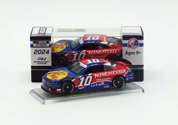 Noah Gragson #10 NASCAR 2024 SHR Ford Bass Pro Shops Salutes 1:64