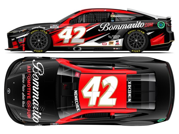John Hunter Nemechek #42 NASCAR 2024 LRM Toyota Bommarito Automotive Group 1:24 Standard