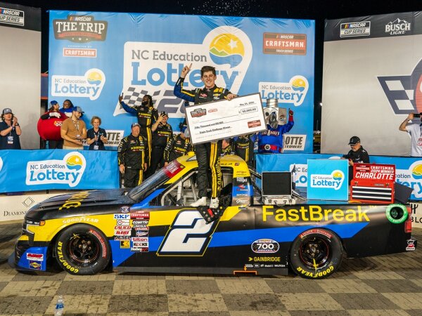 Nick Sanchez #2 NASCAR 2024 RR Chevrolet Gainbridge Charlotte Race Win 1:24 Autographed