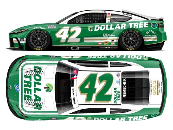 John Hunter Nemechek #42 NASCAR 2024 LRM Toyota Dollar Tree Salutes 1:24 Standard