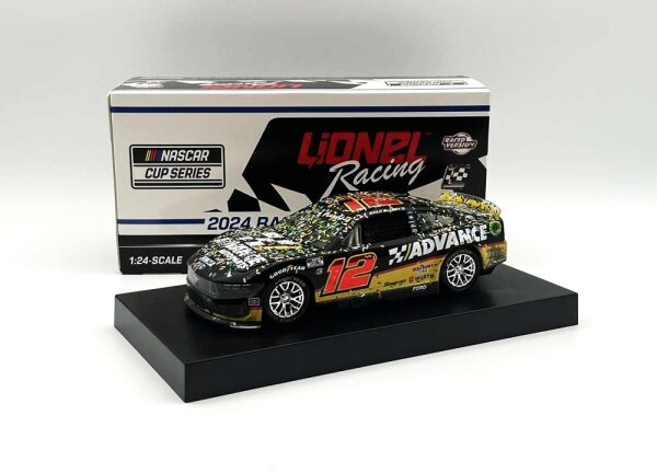 Ryan Blaney #12 NASCAR 2024 Advance Auto Parts Iowa Race Win 1:24