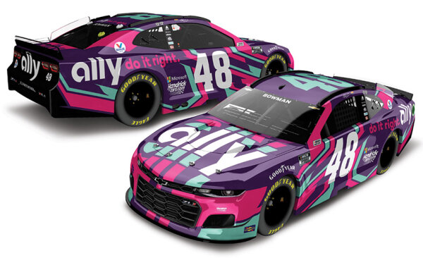 Alex Bowman #48 NASCAR 2021 HM Ally Fan Vote "Neon Lights" 1:64