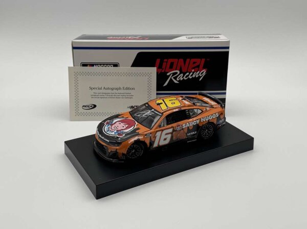 Shane Van Gisbergen #16 NASCAR 2024 Chevrolet KR Wendys Saucy Nuggs 1:24 Autographed