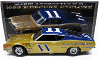 Mario Andretti #11 Bunnell Motor Co. 1968 Mercury Cyclone University of Racing Autographed 1:24