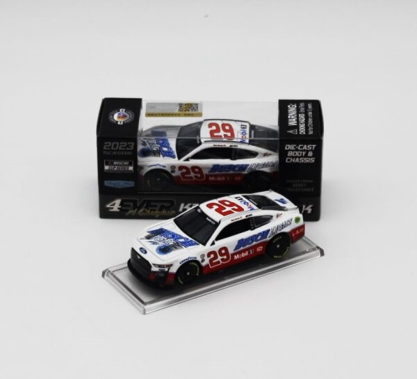 Kevin Harvick #29 NASCAR 2023 SHR Ford Busch Light Throwback 1:64