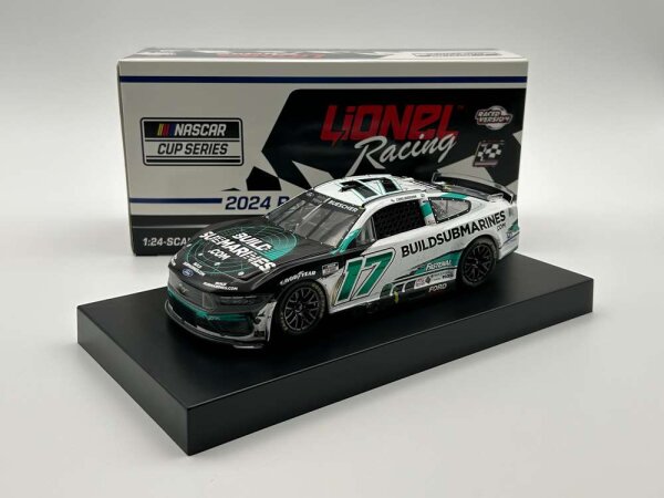 Chris Buescher #17 NASCAR 2024 RFKR Ford Buildsubmarines.com Watkins Glen Race Win 1:24 Standard