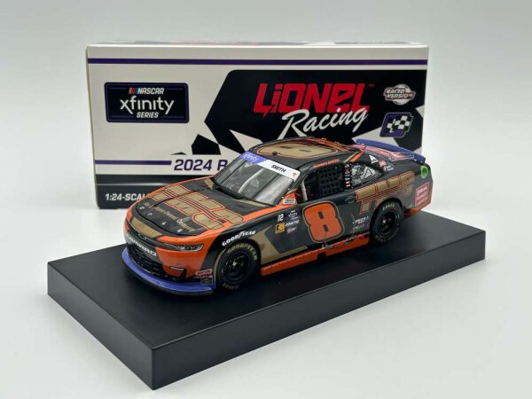 Sammy Smith #8 NASCAR 2024 JRM TMC Transportation Talladega Race Win 1:24 Standard