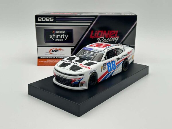 Connor Zilisch #88 NASCAR 2025 Weathertech 1:24 Autographed
