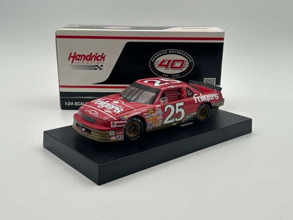 Ken Schrader #25 NASCAR 1989 Chevrolet HM Folgers Charlotte Raced Win 1:24 Standard