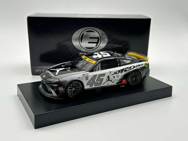 Tyler Reddick #45 NASCAR 2024 23XI Toyota Jordan Brand Black 1:24 Elite