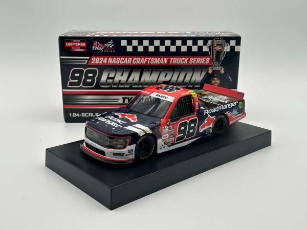 Ty Majeski #98 NASCAR 2024 Ford TSR Road Ranger Truck Series Champion 1:24 Standard