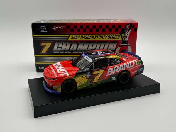 Justin Allgaier #7 NASCAR 2024 JRM Chevrolet Xfinity Series Champion 1:24