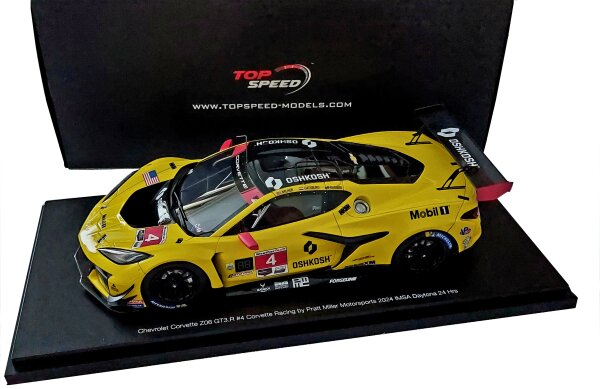 Chevrolet Corvette Z06 GT3.R #4 Corvette Racing 2024 Daytona 24h 1:18