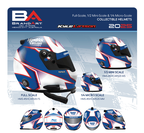 Kyle Larson 2025 Hendrickcars.com Replica Helm 1:2