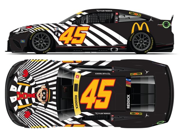 Tyler Reddick #45 NASCAR 2023 23XI Toyota McDonalds Hamburglar 1:64