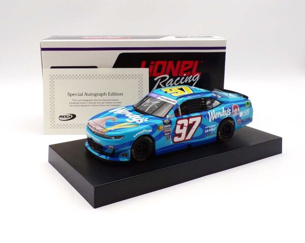 Shane Van Gisbergen #97 NASCAR 2024 Chevrolet KR Wendys 1:24 Autographed
