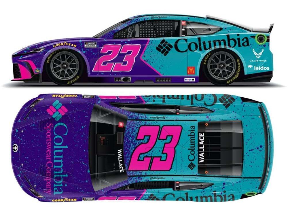 Bubba Wallace 23 NASCAR 2025 23XI Toyota Columbia 124 NASCARJOLLY, 79,95