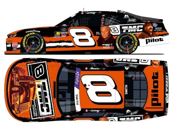 Sammy Smith #8 NASCAR 2025 JRM TMC Throwback 1:24