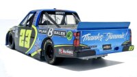 Brett Mott #23 NASCAR 2020 GMS Plan B Sales Tribute Scheme Autographed 1:24