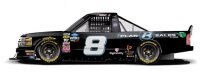 John Hunter Nemechek #8 NASCAR 2019 NEMCO Plan B Sales Autographed 1:24