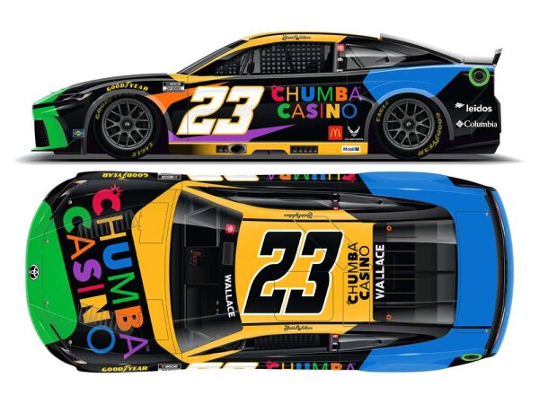 Bubba Wallace #23 NASCAR 2025 23XI Toyota Chumba Casino 1:64