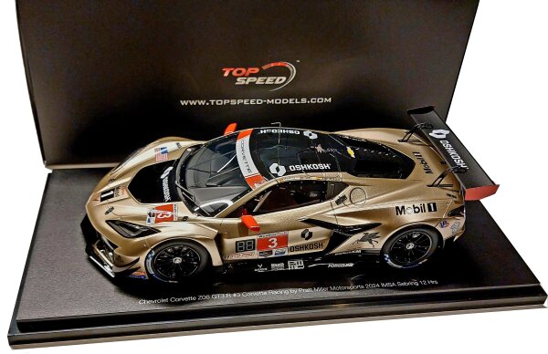 Chevrolet Corvette Z06 GT3.R #3 Corvette Racing by Pratt Miller Motorsports 2024 Sebring 12h 1:18