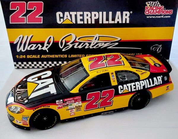 Ward Burton #22 NASCAR 2002 Dodge Caterpillar Rental 1:24