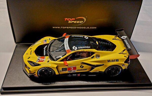 Chevrolet Corvette Z06 GT3.R #3 Corvette Racing by Pratt Miller Motorsports 2025 IMSA Daytona 24 Hrs 1:18
