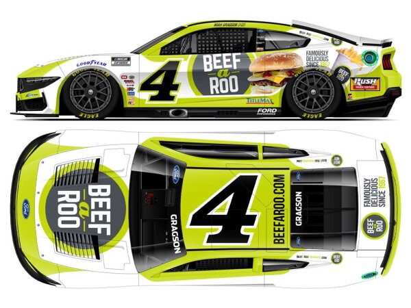 Noah Gragson #4 NASCAR 2025 FRM Ford Beef a Roo 1:24
